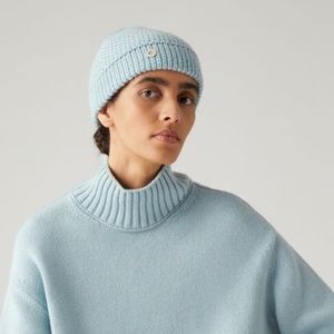 NWT Loro Piana Rougemont Hat, Scarf, and Gloves in Spring Waterfall Melange